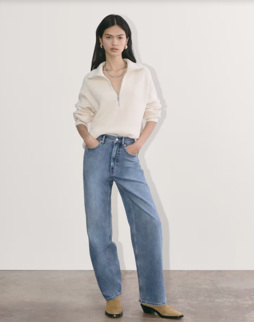 The Way-High Sailor Jean Vintage Blue - Everlane